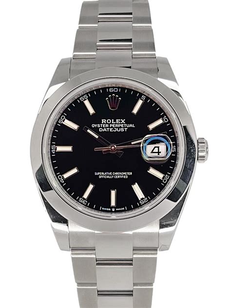 rolex datejust oyster black|Rolex 2021 Datejust.